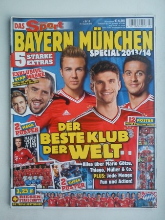 BRAVO SPORT 2/2013- BAYERN MUNCHEN SPECIAL 2013/14 (100 stran)